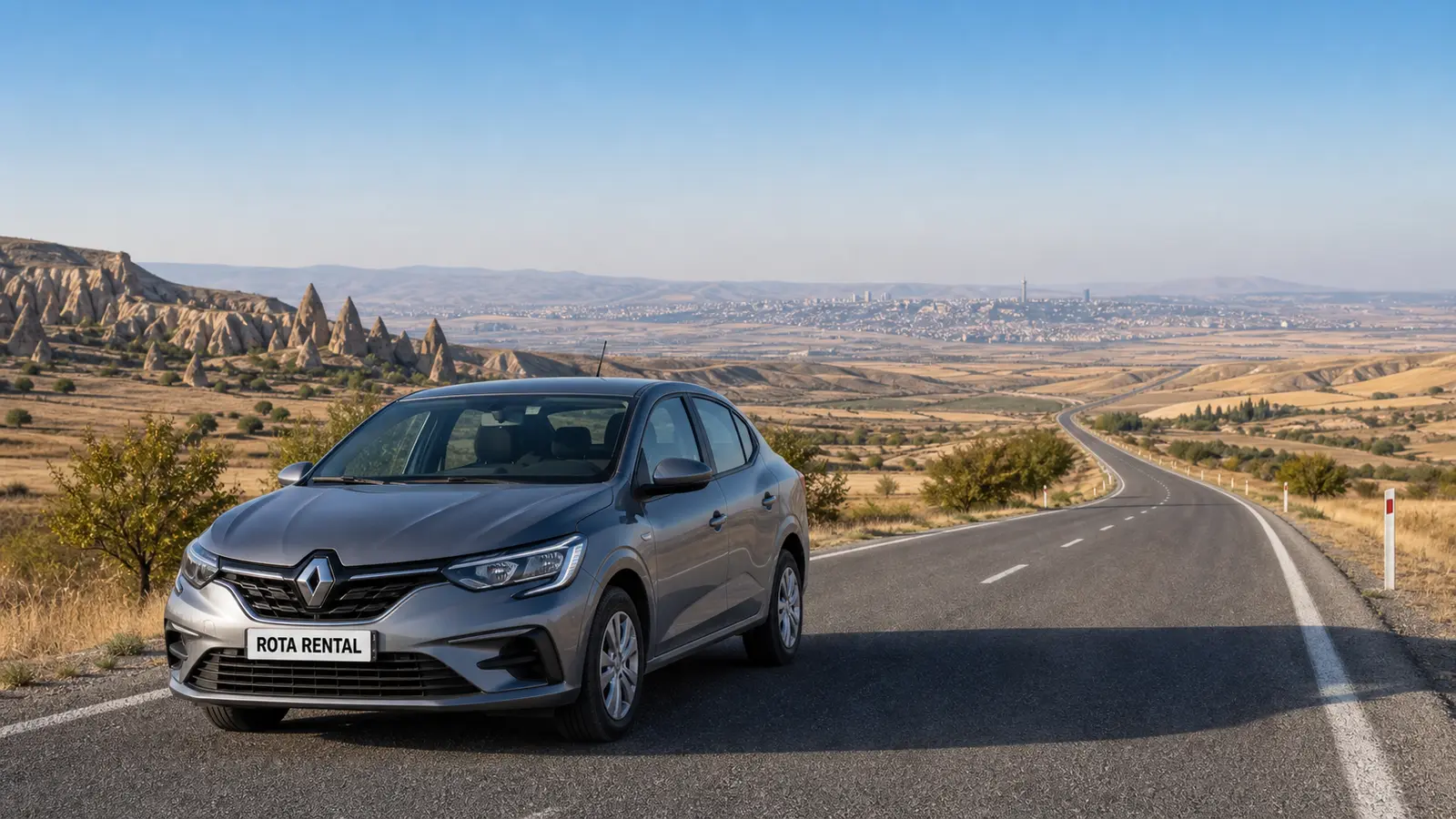 Cappadocia to Ankara one-way car rental route