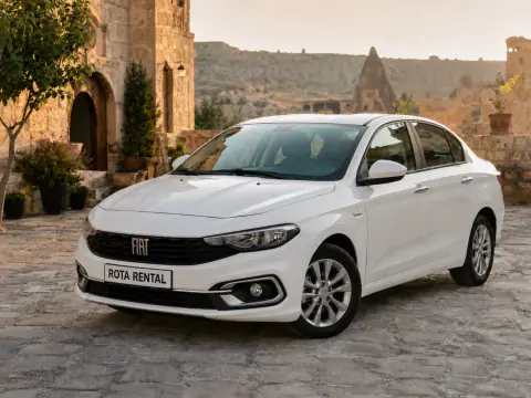 Fiat Egea White Automatic - Sedan car rental in Cappadocia