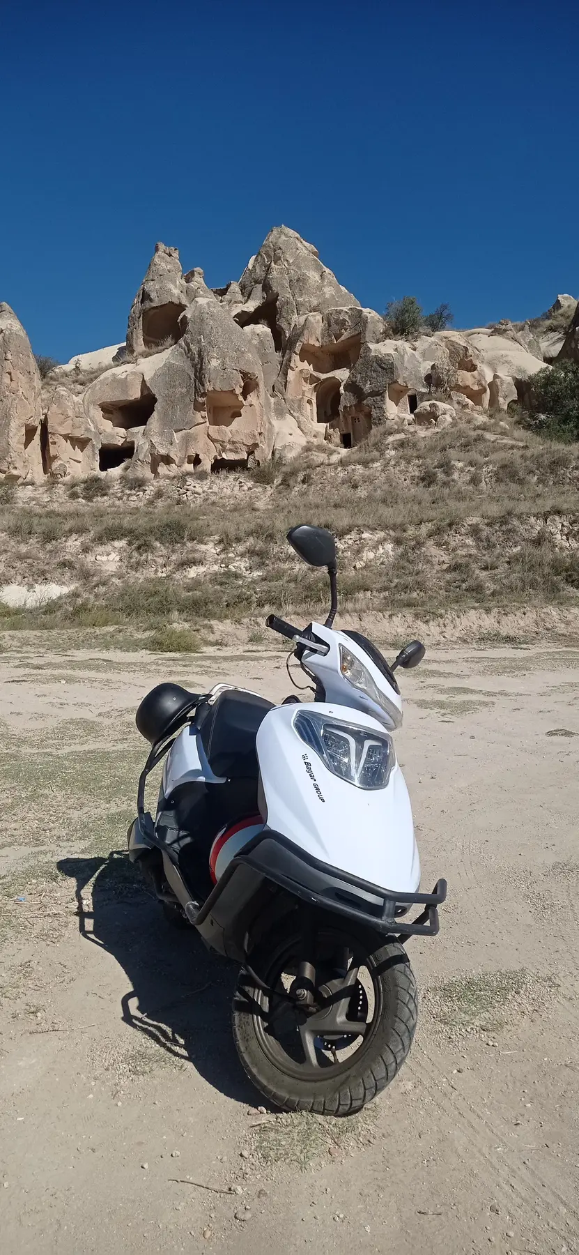Scooter rental at the office business view