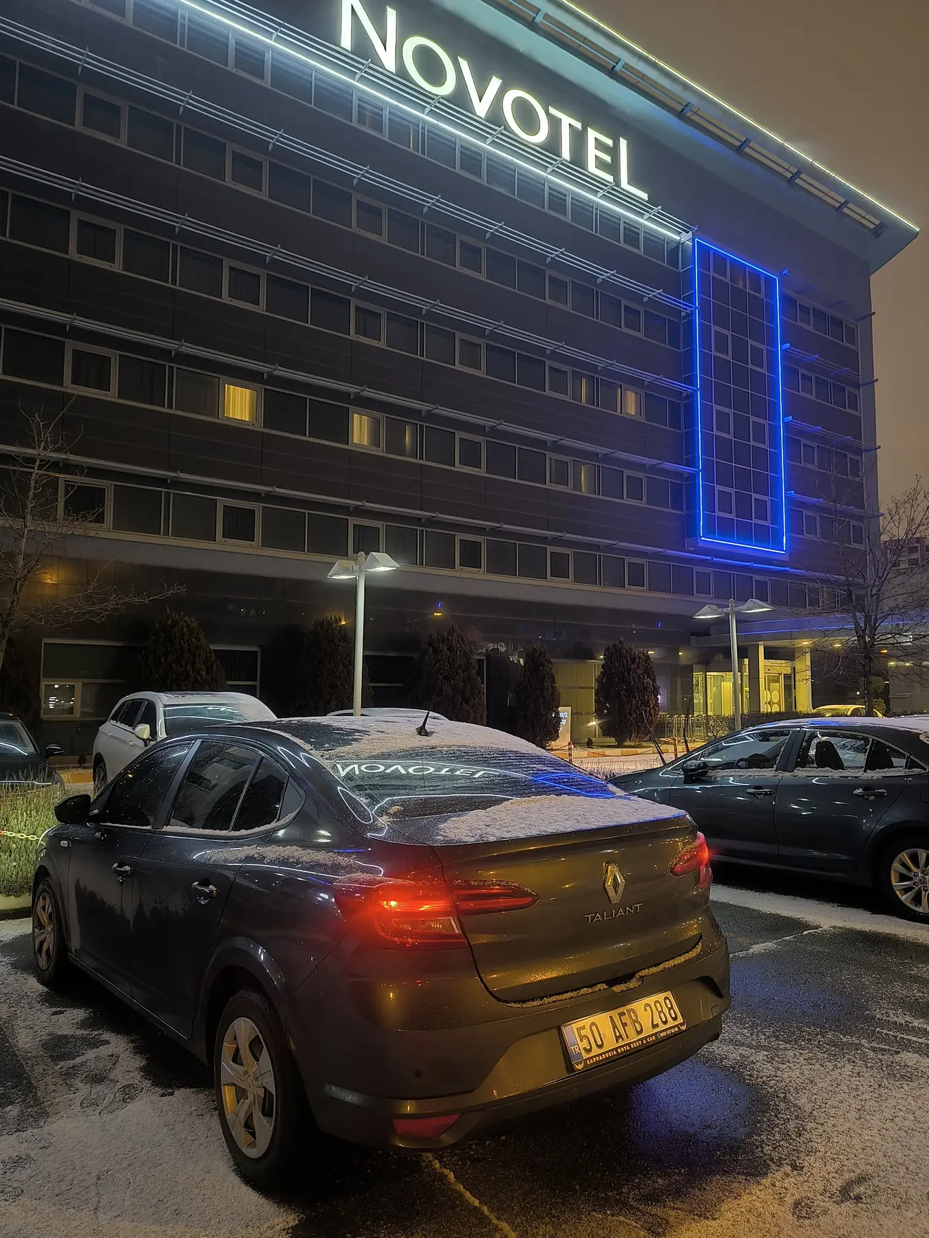 Historic hotel delivery business view