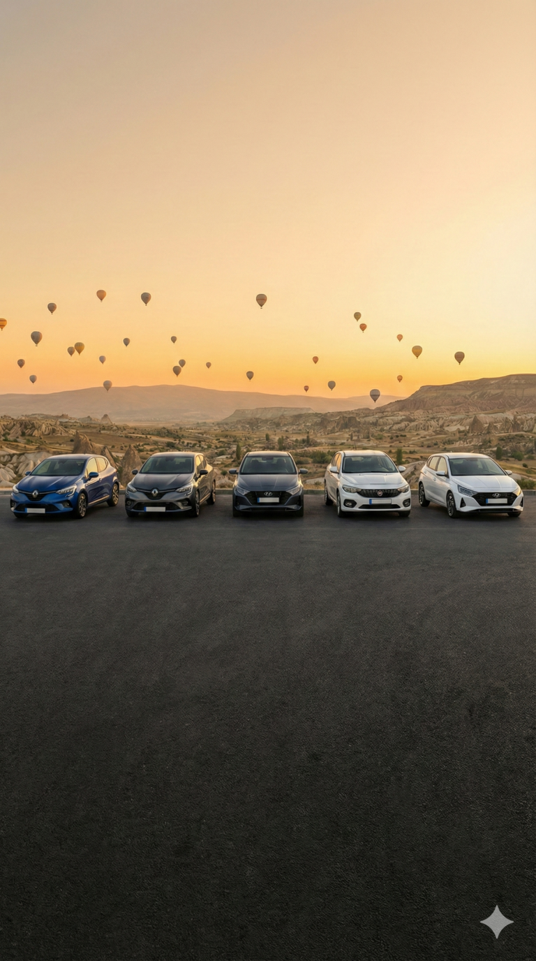 Rota Rent a Car fleet in Cappadocia